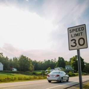 Speeding can increase the chances of an accident