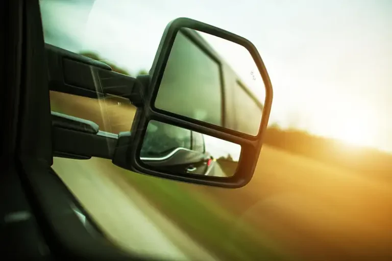 side mirror with blindspot