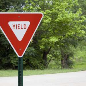 yield sign 