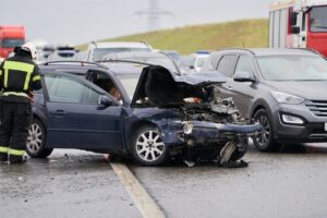 Atlanta car accident lawyer, Atlanta, GA – Two-Vehicle Collision on Peachtree Street Injures Two Drivers.