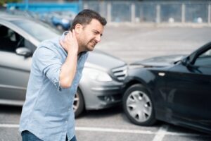 Man in Pain After Car Accident