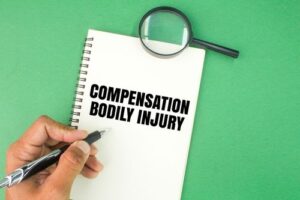 Words compensation bodily injury, concept of what is bodily injury in a car accident