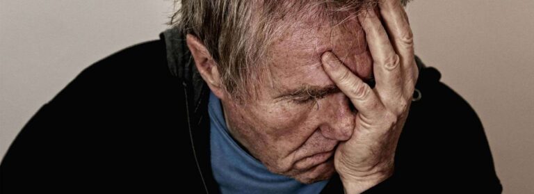 Man suffering emotional distress after a car crash
