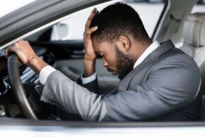 depression after a crash