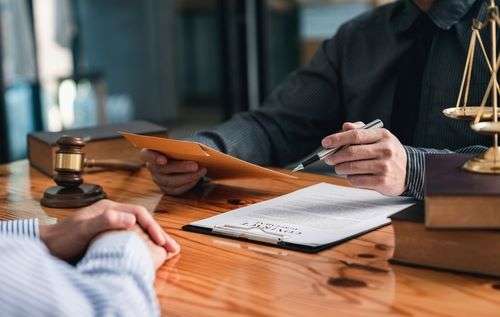 client about to hire a car accident attorney in Atlanta