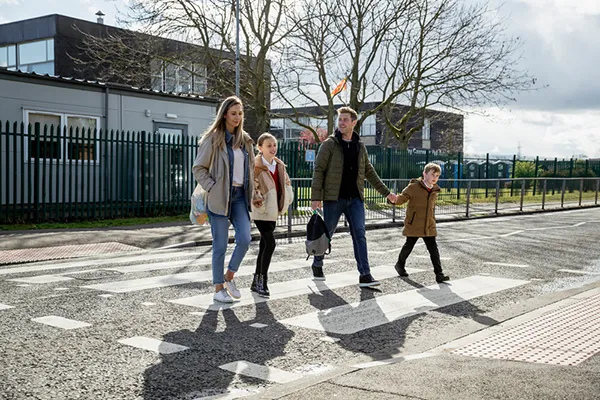 Pedestrians crossing the road | Roswell Personal Injury Law Firm