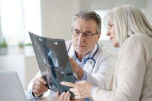 Car Accident Victim Seeing a Doctor