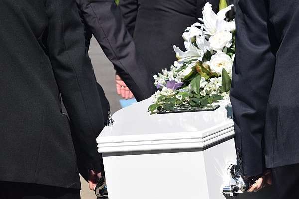 A funeral for a victim of wrongful death in Georgia