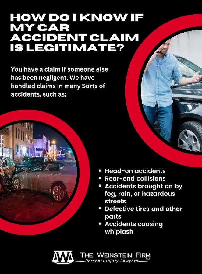 How do I know if my car accident claim is legitimate?