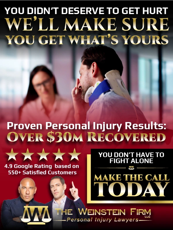 Weinstein car accident lawyers infographic showing how they have recovered multiple million dollar settlements helping them get best of georgia award
