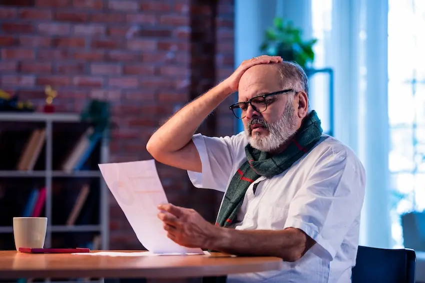 Person reviewing a Progressive Insurance settlement offer after a Georgia car accident